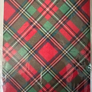 Green and Red Plaid Men’s Necktie